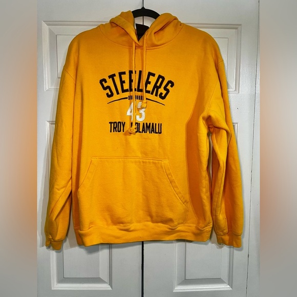 Reebok Other - Pittsburgh Steelers Men’s Troy Polamalu Hoodie Sweatshirt